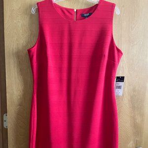 New! Chaps Sleeveless Sheath Dress